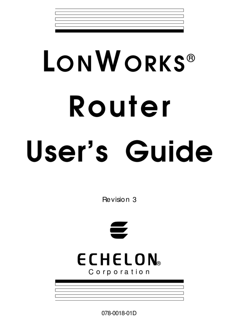 Echelon LONWORKS Manuel utilisateur