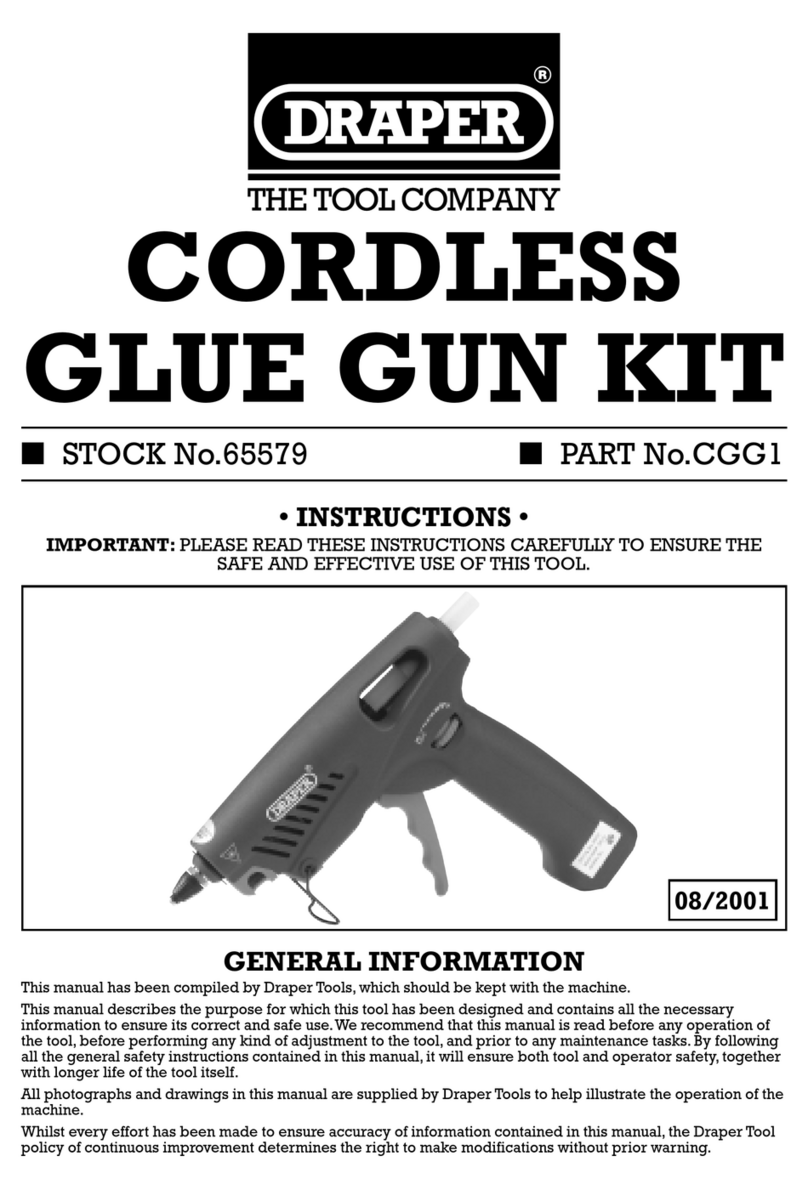 Draper CGG1 Manuel utilisateur