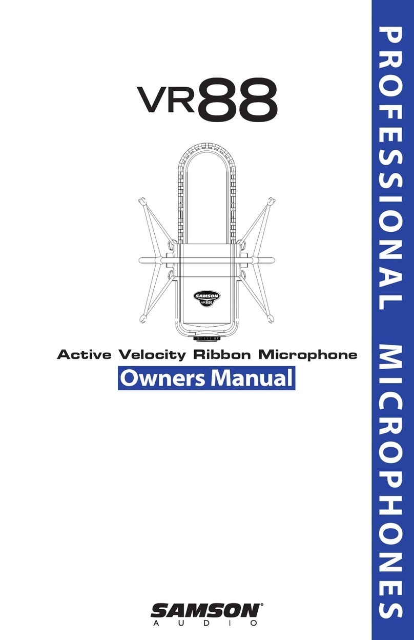 Samson VR88 Manuel utilisateur