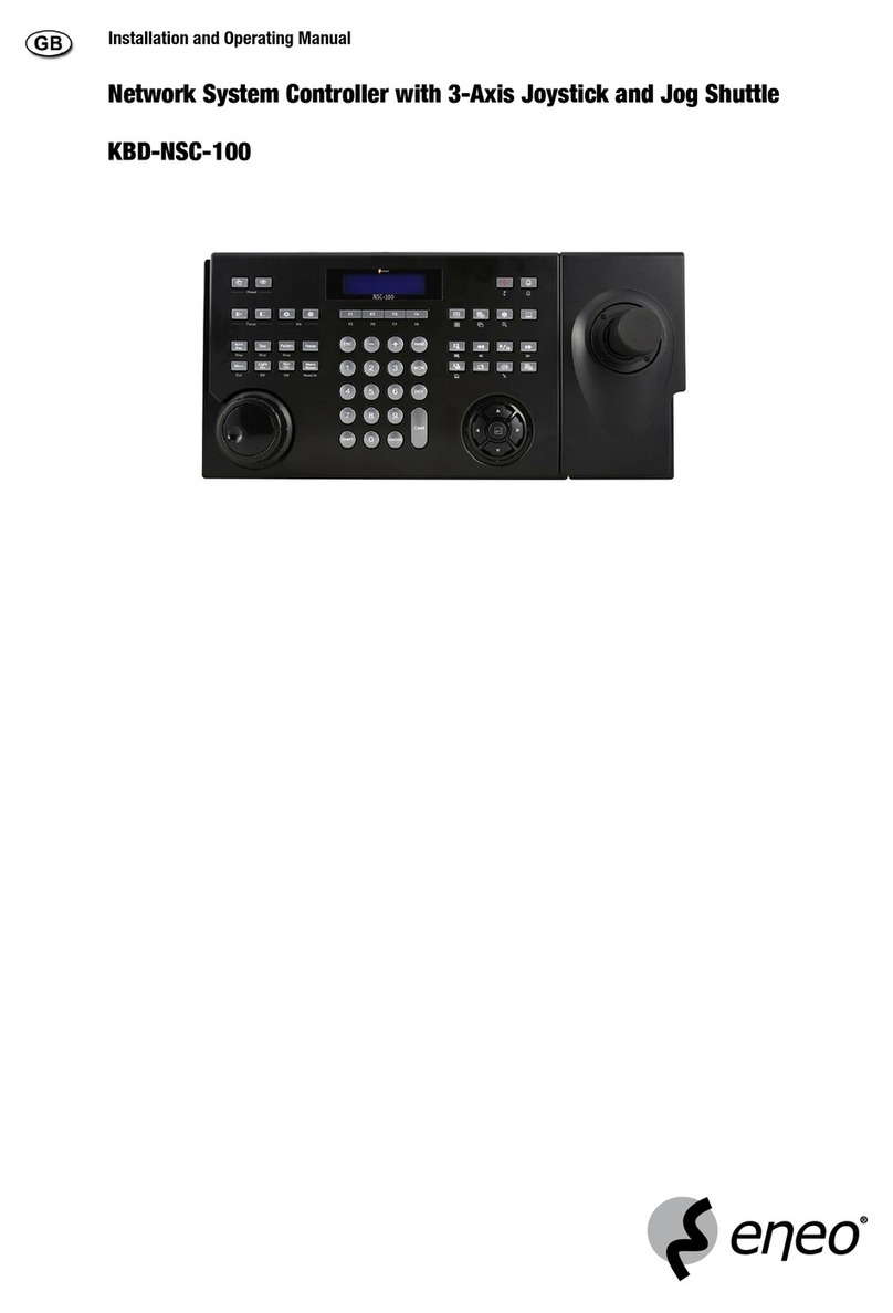 Eneo KBD-NSC-100 Manuel utilisateur Eneo KBD-NSC-100 Manuel utilisateur