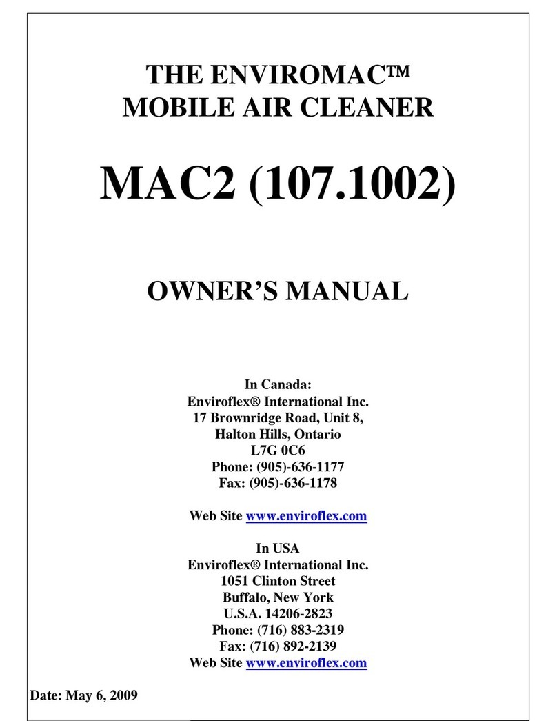 Enviroflex ENVIROMAC MAC2 Manuel utilisateur