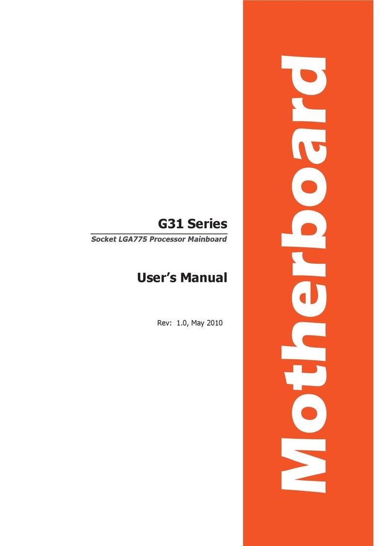 Intel G31 EXPRESS CHIPSET SPECIFICAT Manuel utilisateur