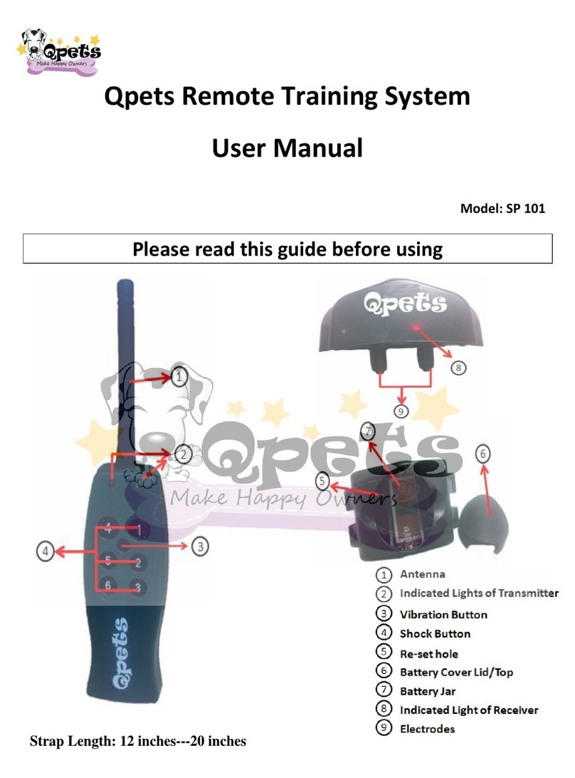 Qpets Qpets SP 101 Manuel utilisateur