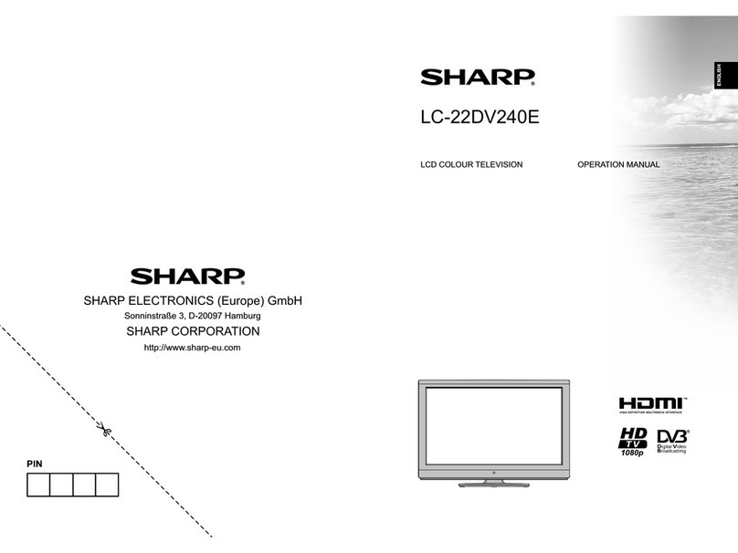 Sharp LC-22DV240E Manuel utilisateur