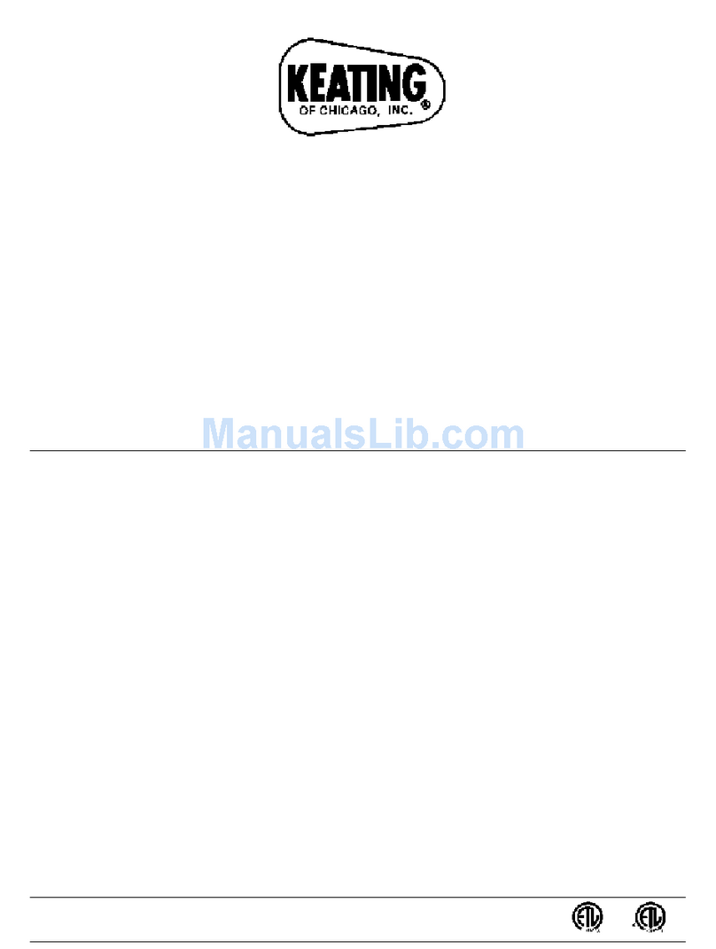 Keating Of Chicago SERIES 2000 Manuel utilisateur Keating Of Chicago SERIES 2000 Manuel utilisateur
