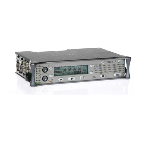 Sound Devices 744T Manuel utilisateur
