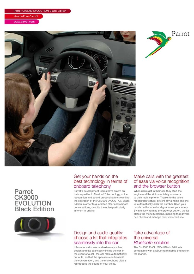 Parrot CK 3000 Evolution Manuel utilisateur