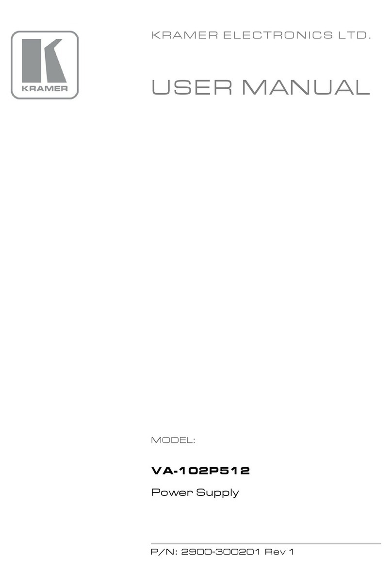 Kramer VA-102P512 Manuel utilisateur