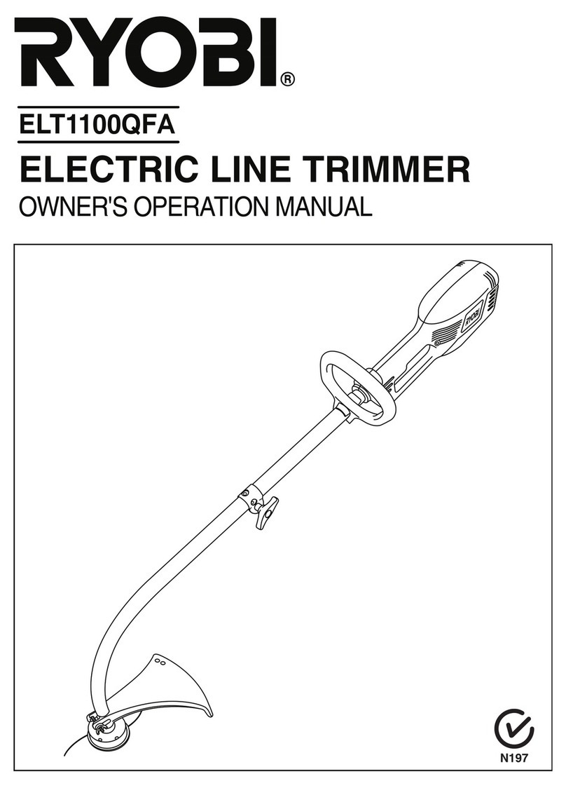 Ryobi ELT1100QFA Instructions d'utilisation