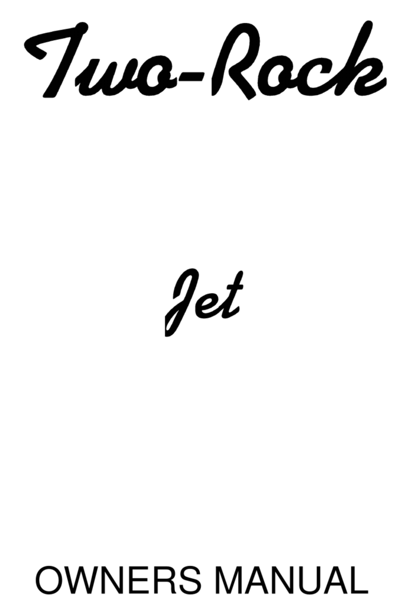 Two-Rock Two-Rock Jet Manuel utilisateur Two-Rock Two-Rock Jet Manuel utilisateur
