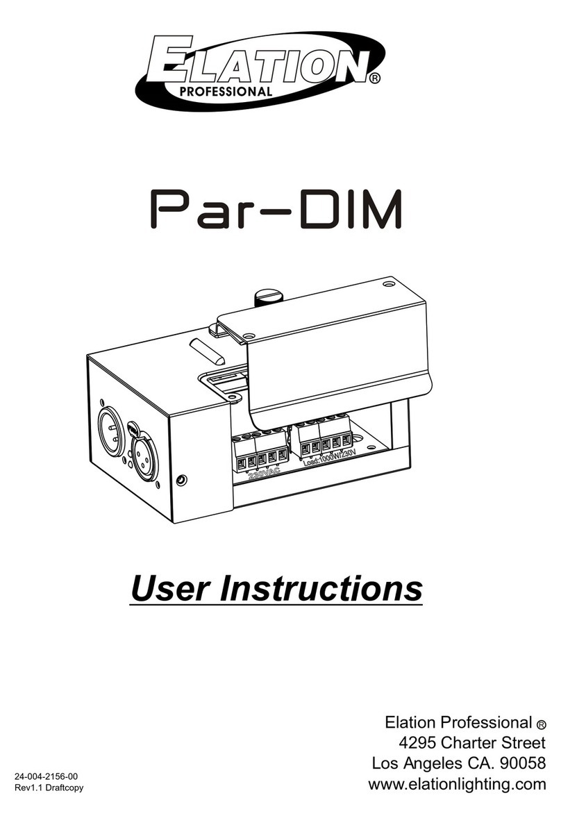 Elation Par-DIM Manuel utilisateur