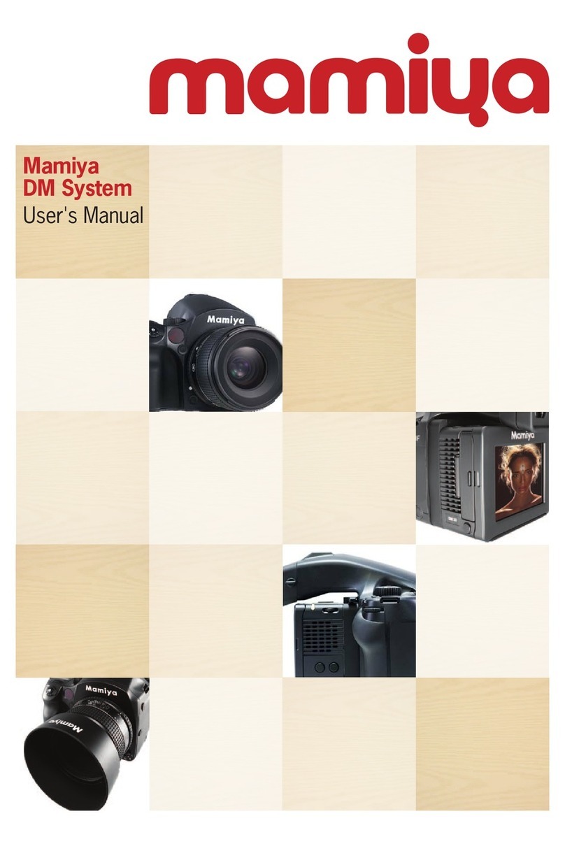 Mamiya DM System Manuel utilisateur