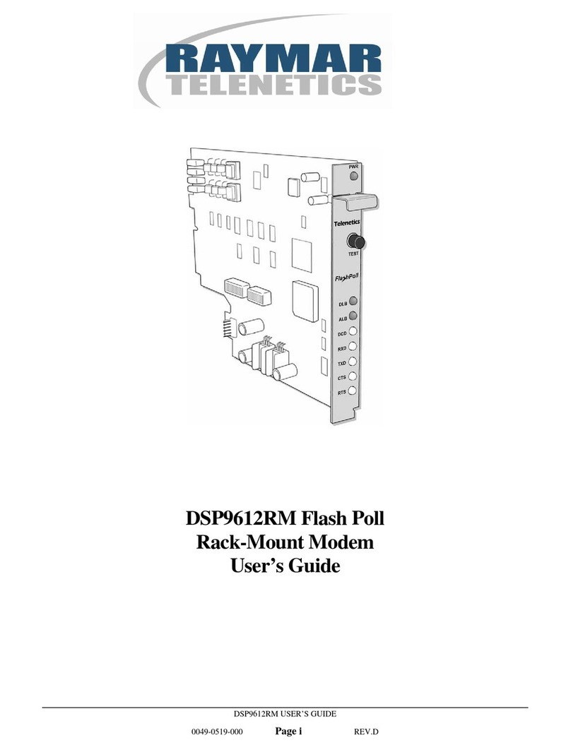 Raymar DSP9612RM Manuel utilisateur