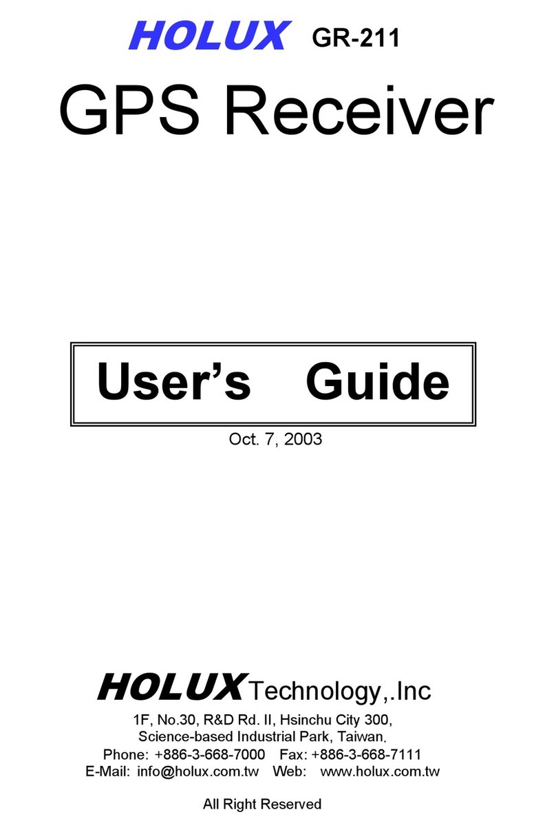 Holux GR-211 Manuel utilisateur