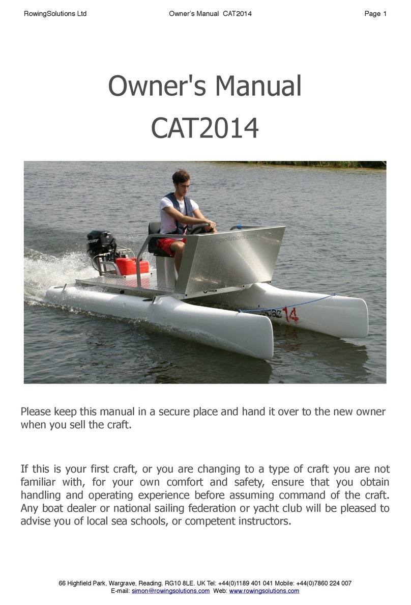 RowingSolutions CAT2014 Manuel utilisateur
