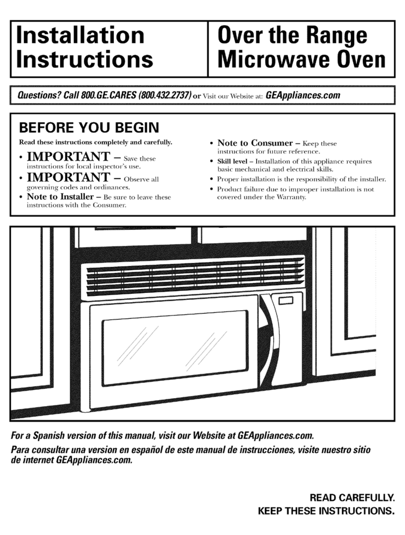 GE JVM1660CB007 Manuel utilisateur