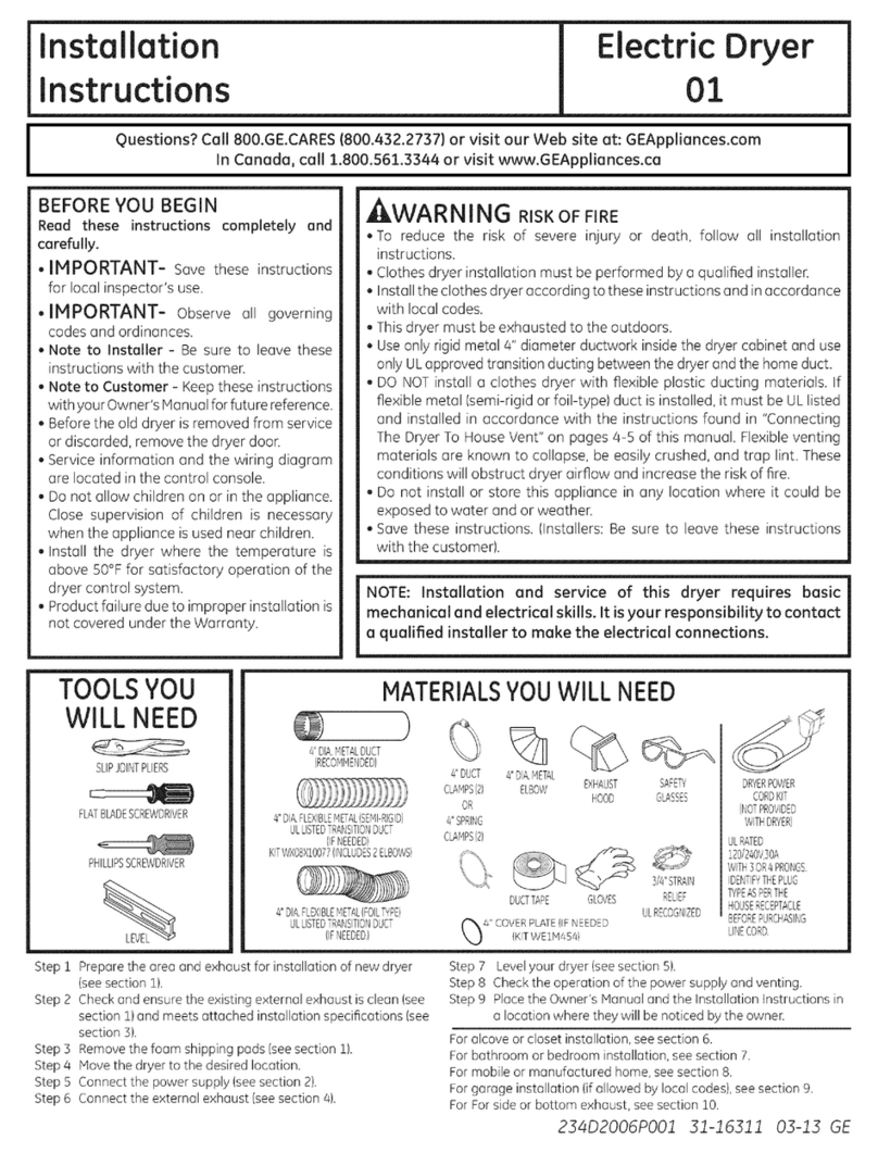 GE DNCD450EGBWC Manuel utilisateur