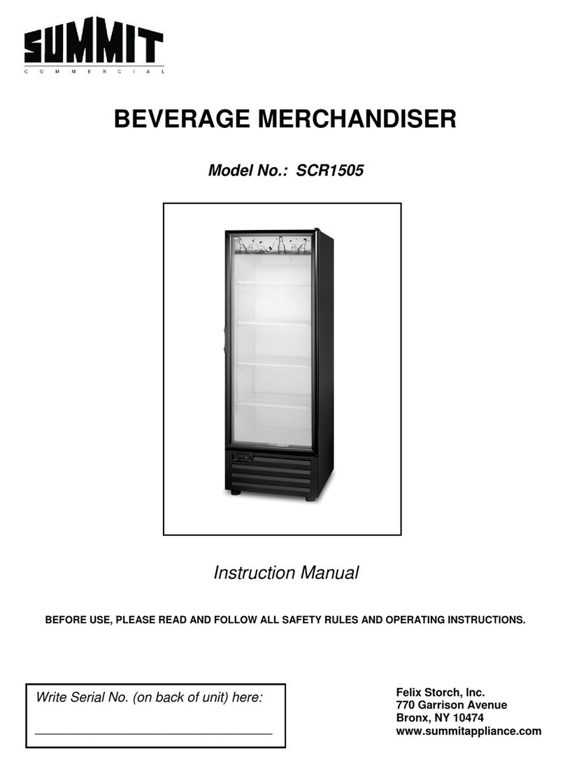 Summit SCR1505 Manuel utilisateur