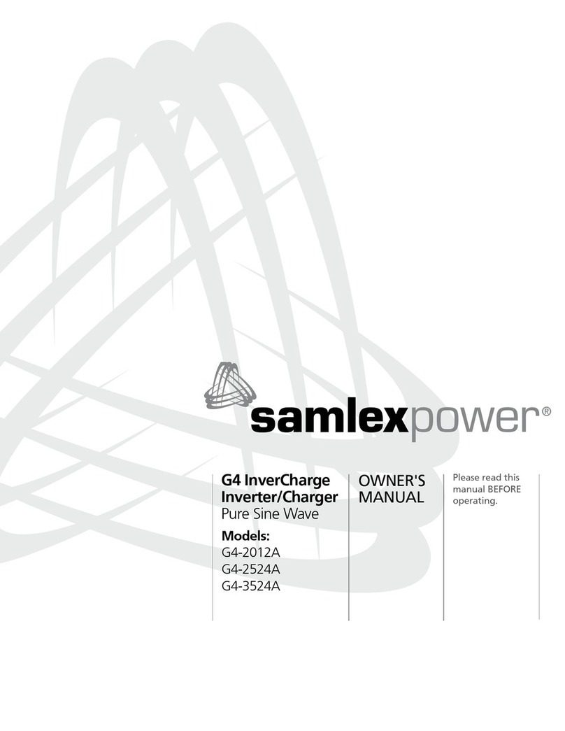 Samlexpower G4-2012A Manuel utilisateur