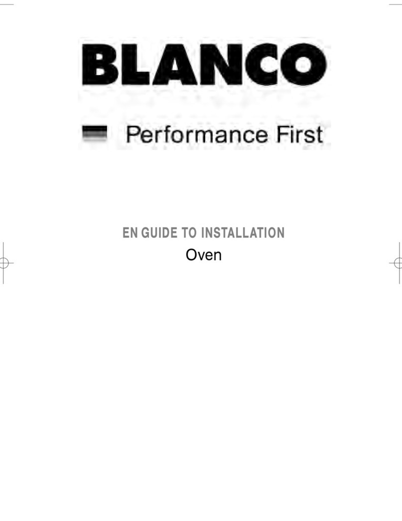 Blanco Oven Manuel utilisateur