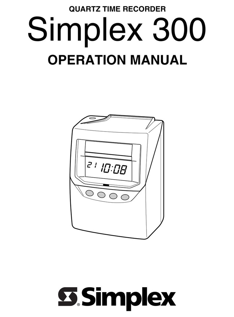 Simplex 300 Manuel utilisateur