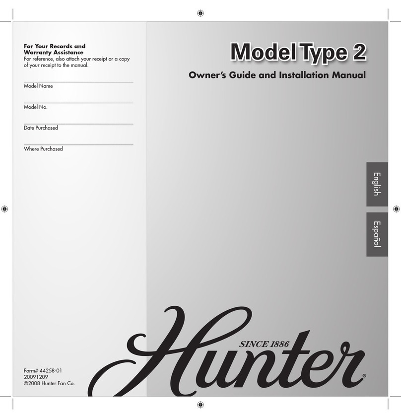 Hunter Type 2 Series Manuel de service