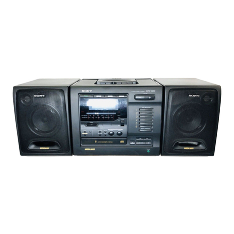 Sony CFD-600 Manuel utilisateur