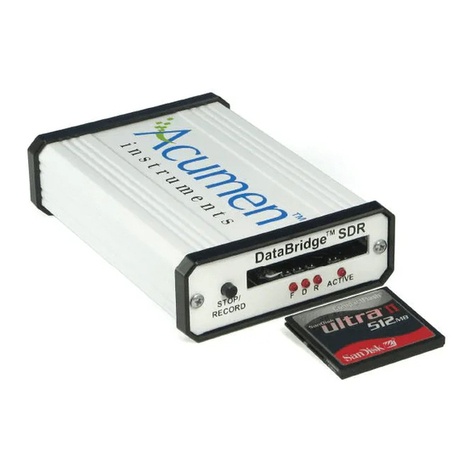 Acumen DataBridge SDR2-CF Manuel utilisateur