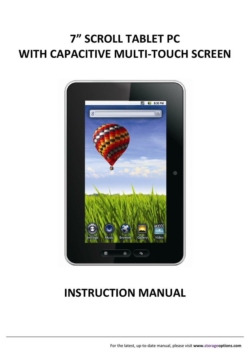 Storage Options Scroll Manuel utilisateur