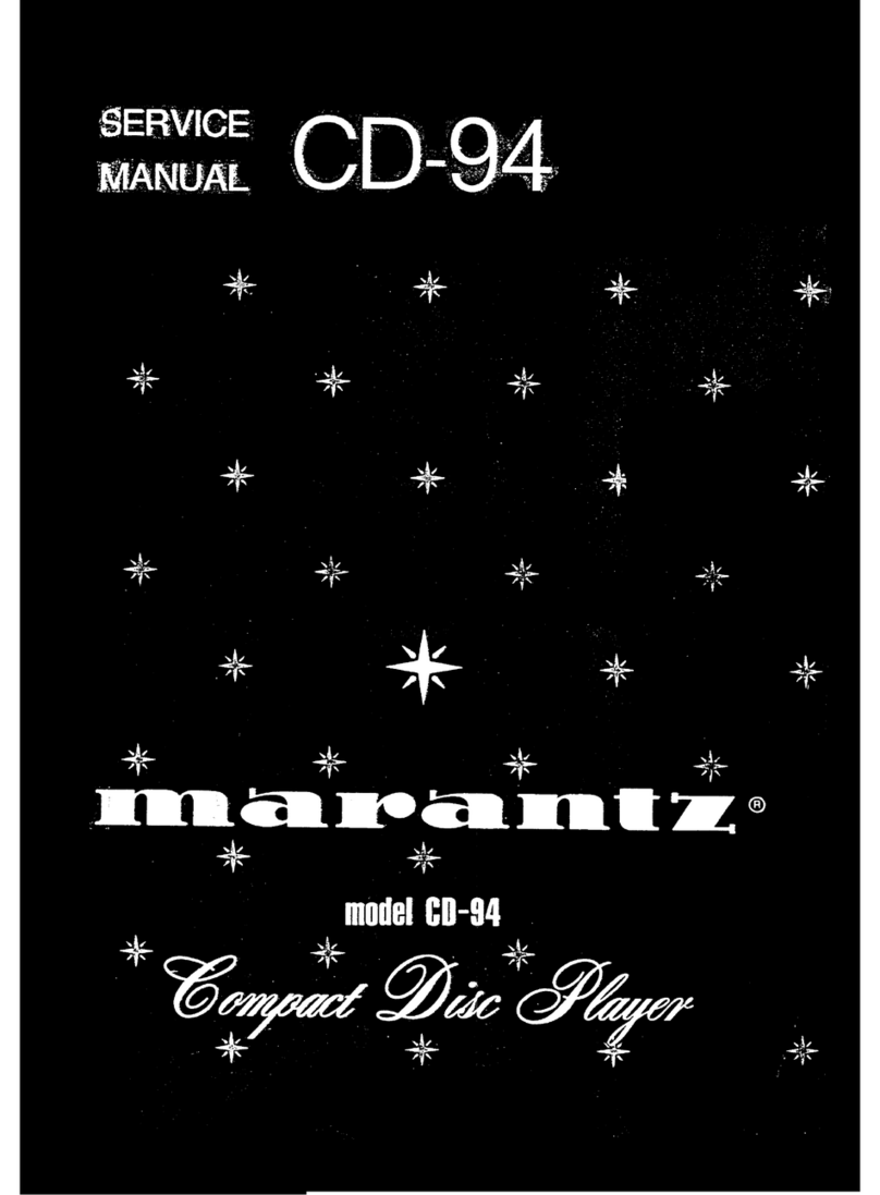 Marantz CD-94 Manuel utilisateur
