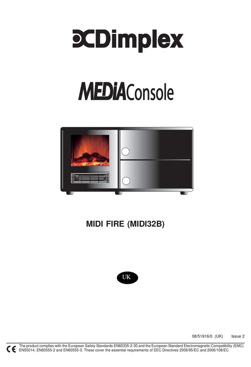 Dimplex MIDI FIRE MIDI32B Manuel utilisateur