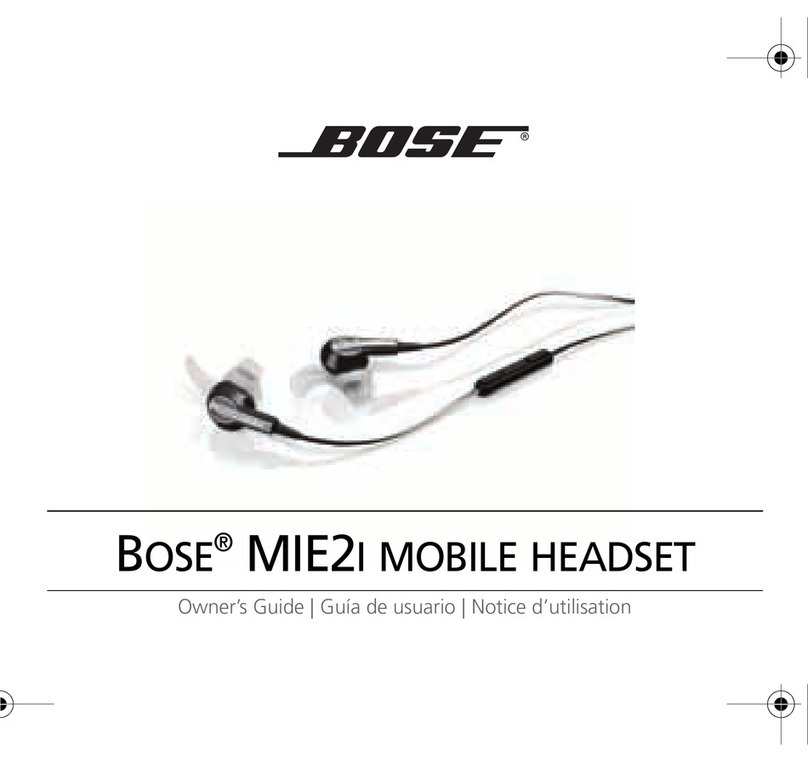 Bose MIE2I Manuel utilisateur