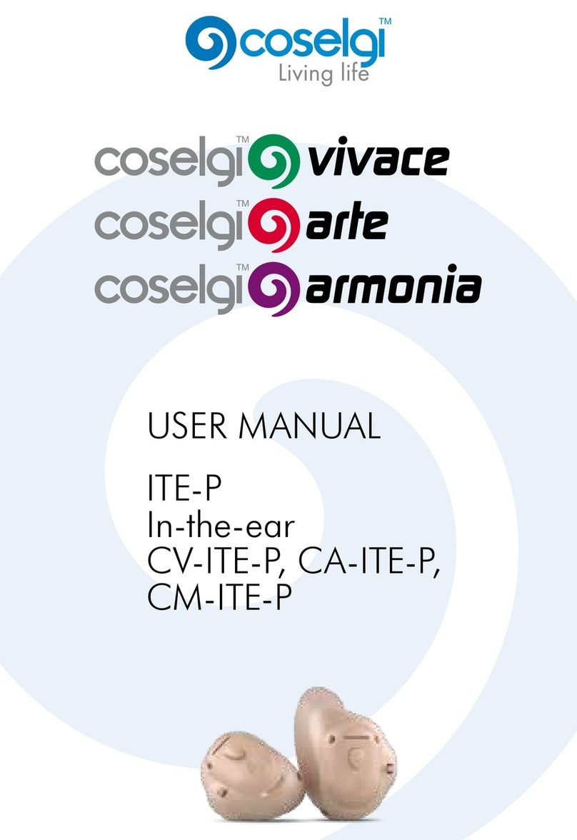 Coselgi Vivace Manuel utilisateur Coselgi Vivace Manuel utilisateur