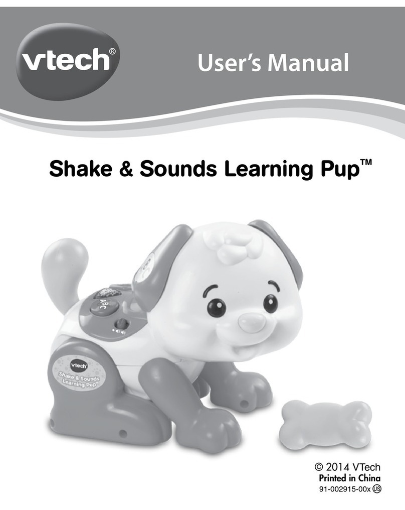 V-tech Shake & Sounds Learning Pup Manuel utilisateur