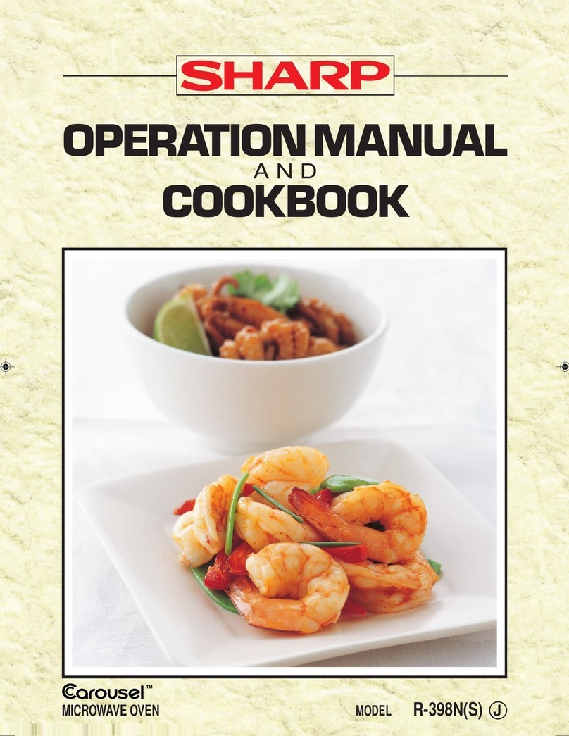 Sharp Carousel R-398N Manuel utilisateur