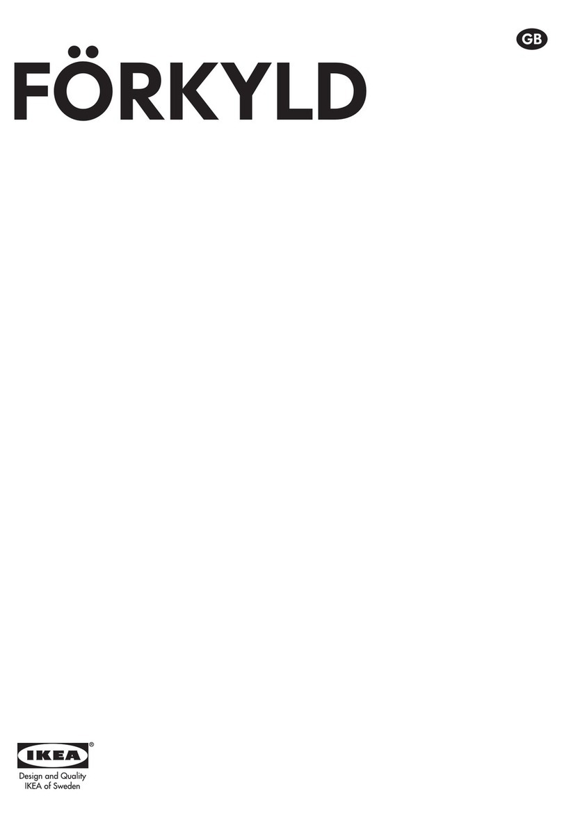 IKEA FÖRKYLD Manuel utilisateur