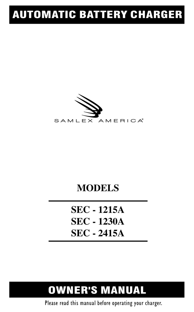 Samlexpower SEC - 1215A Manuel utilisateur