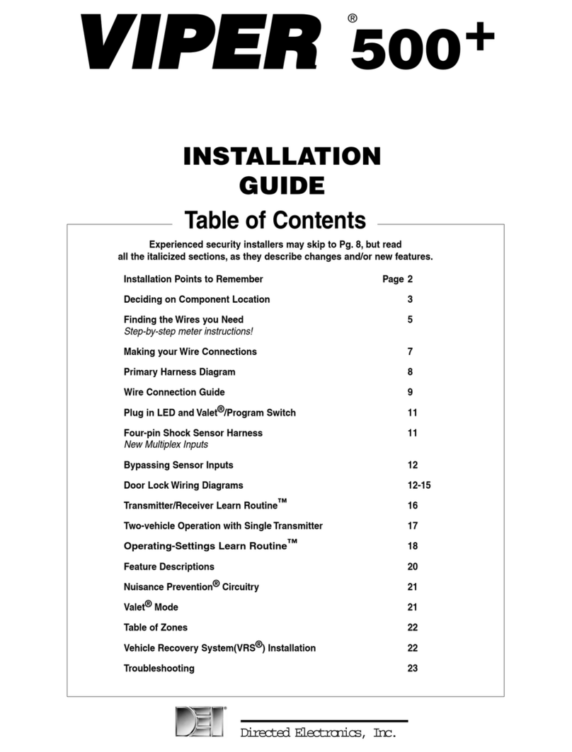 Viper 500+ Manuel utilisateur