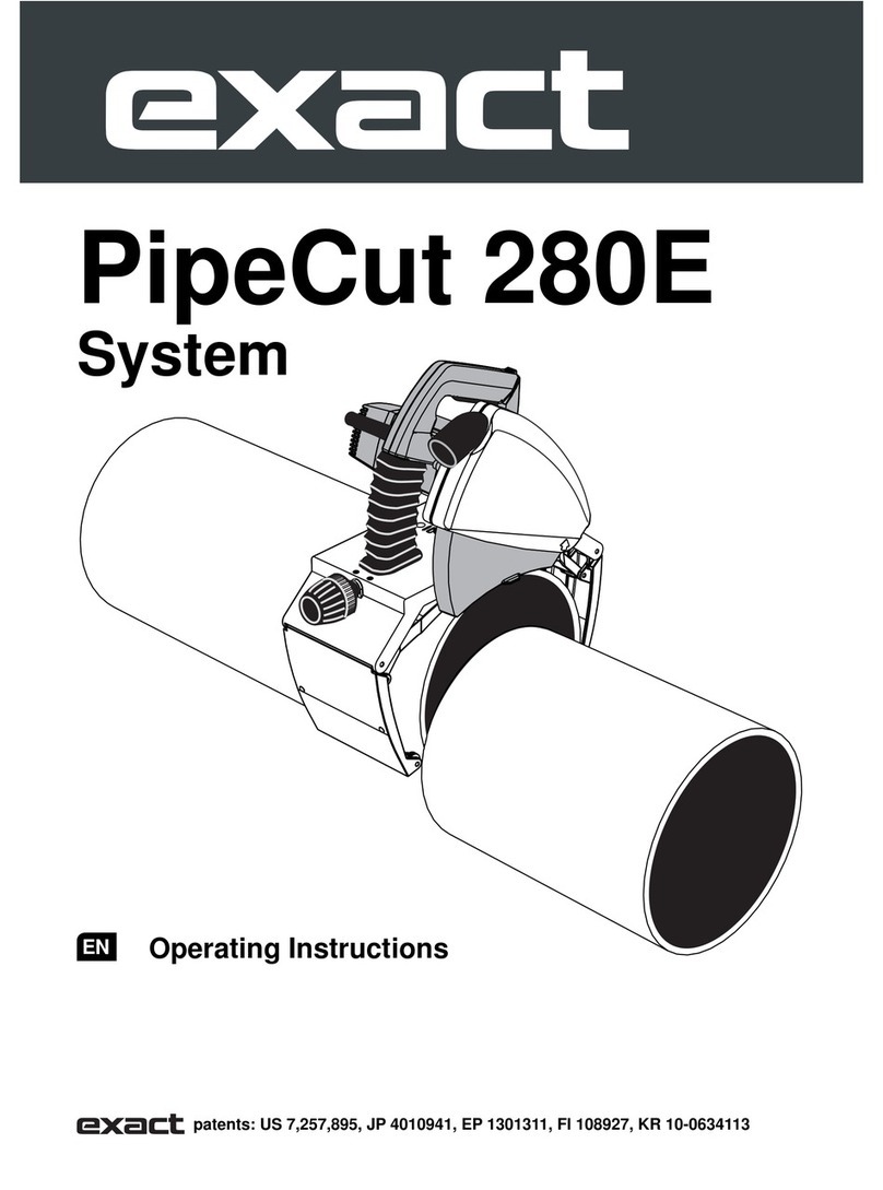eXact PipeCut 280E System Manuel utilisateur