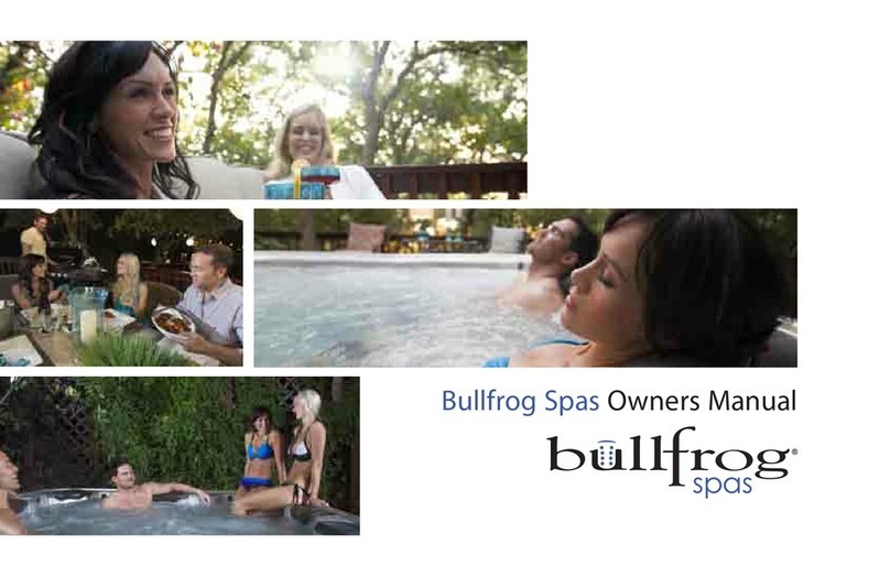 BullFrog Spas Manuel utilisateur