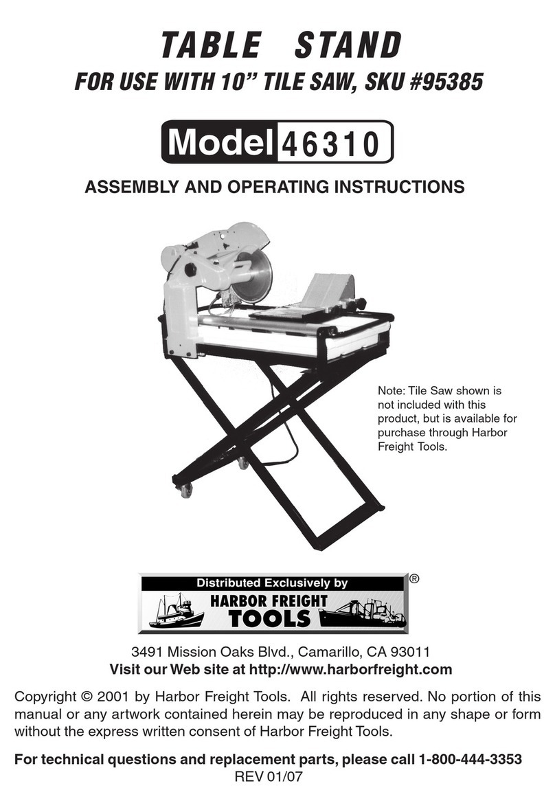 Harbor Freight Tools 46310 Manuel utilisateur