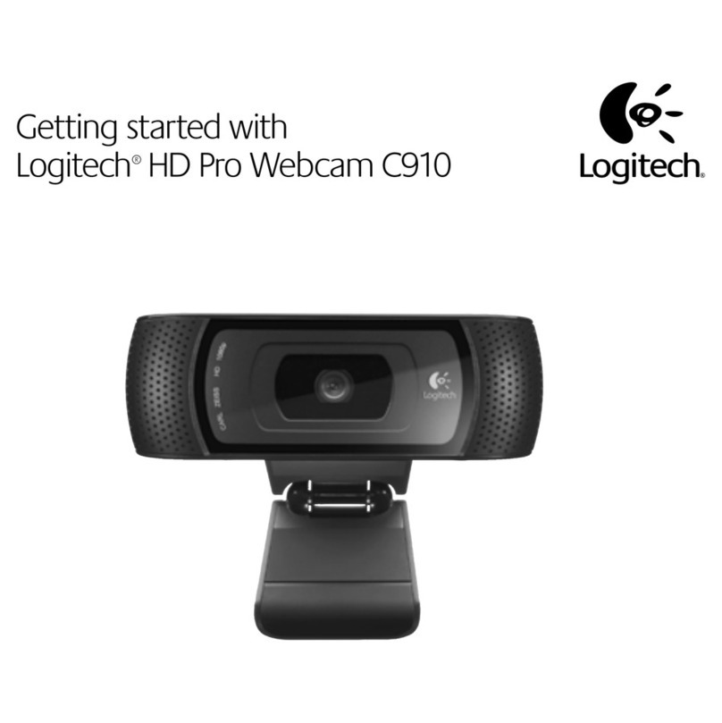 Logitech HD Pro C910 Manuel utilisateur