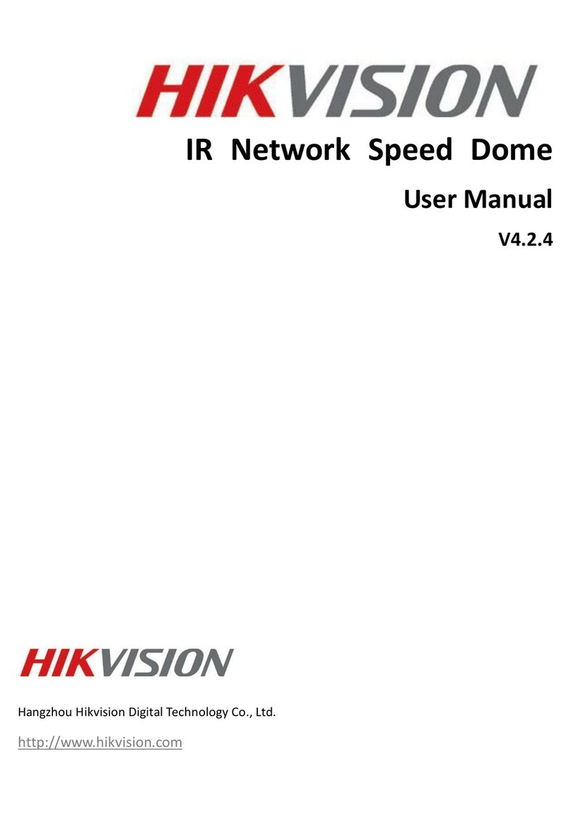 HIK VISION IR Network Speed Dome Manuel utilisateur