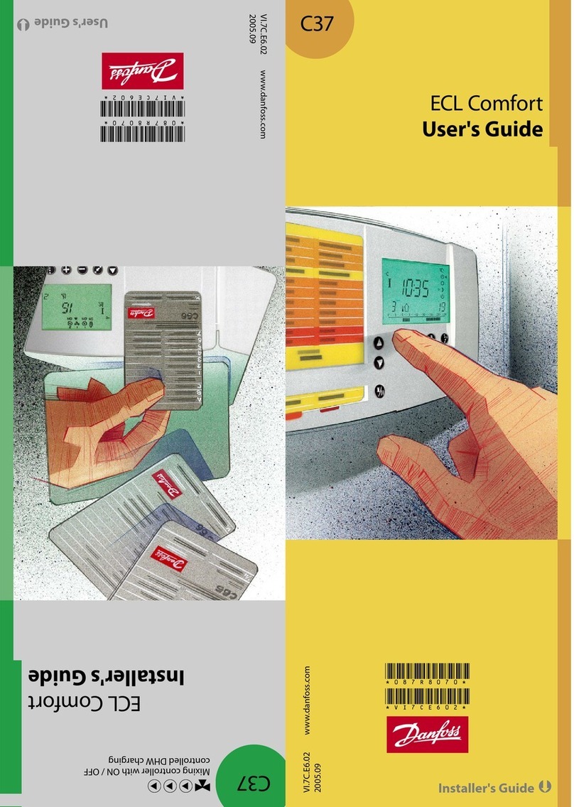 Danfoss C37 Manuel utilisateur