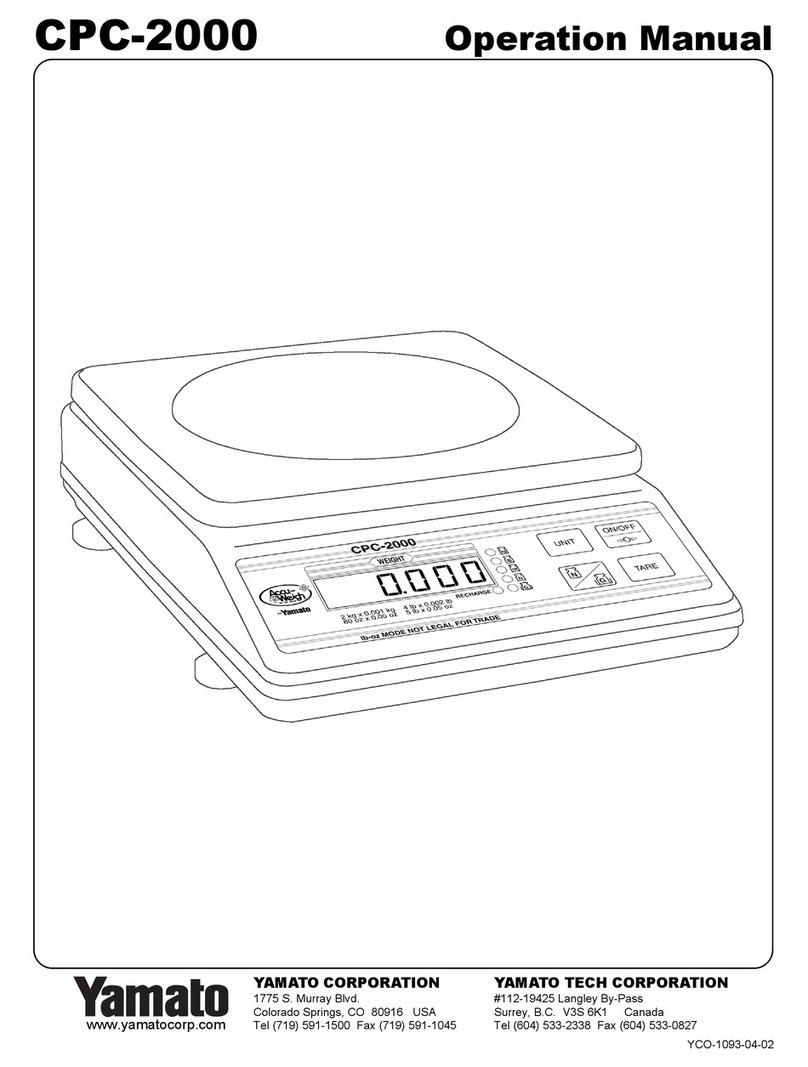 Yamato CPC-2000 Manuel utilisateur
