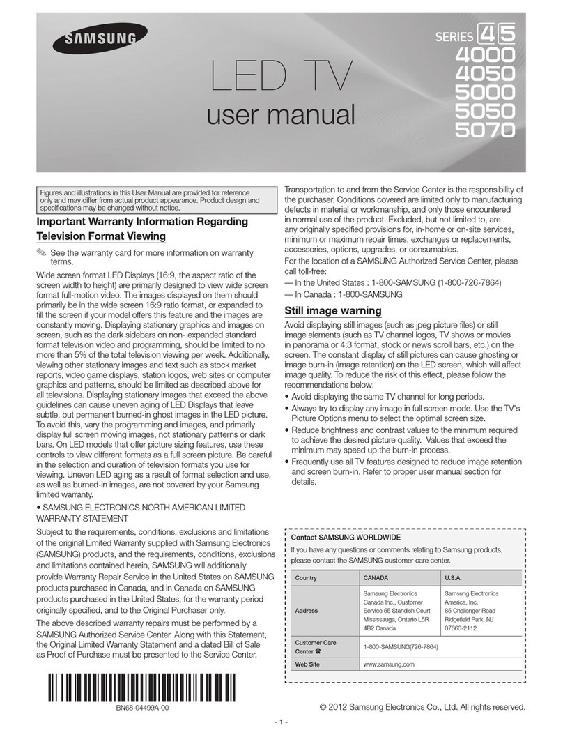 Samsung Series 4000 Manuel utilisateur