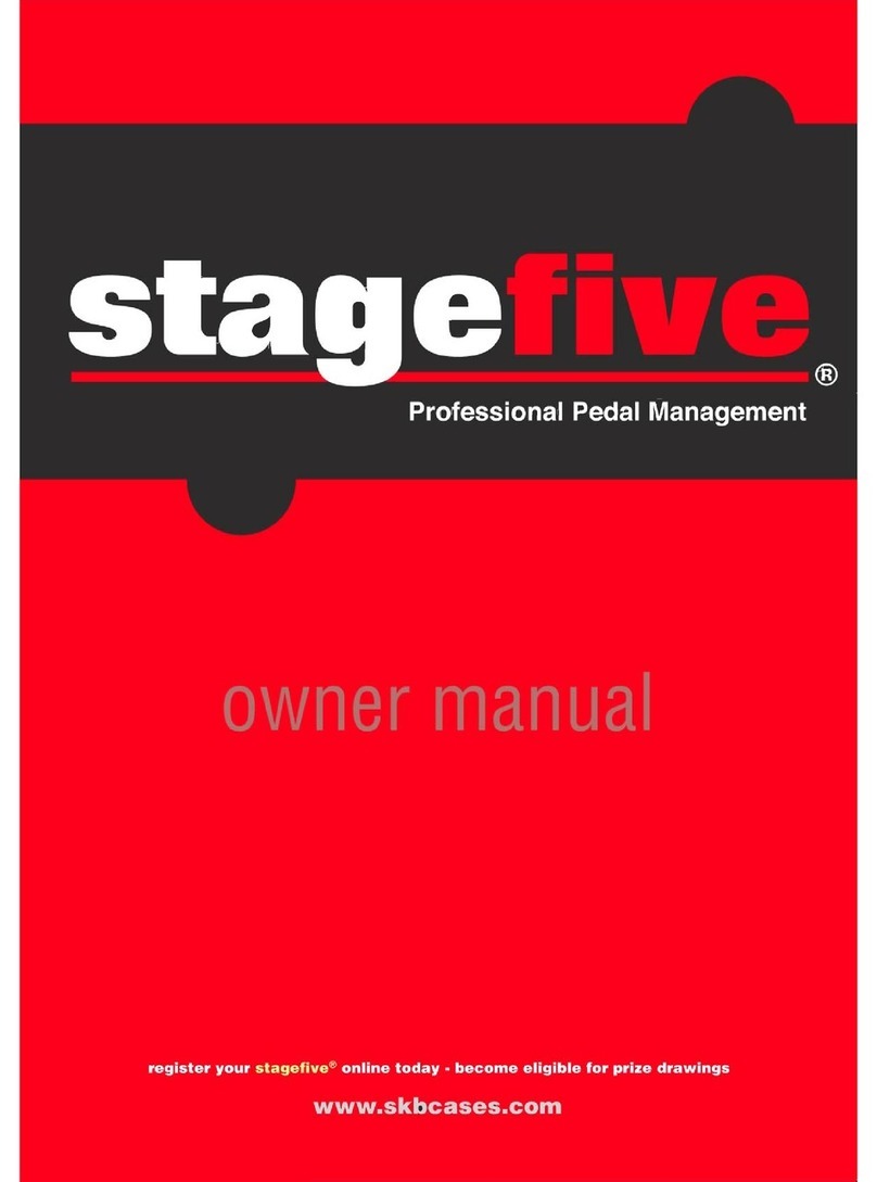 SKB stagefive Manuel utilisateur