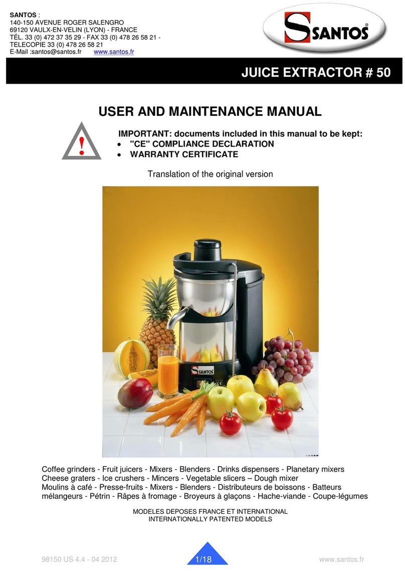 Santos 50 Mode d'emploi