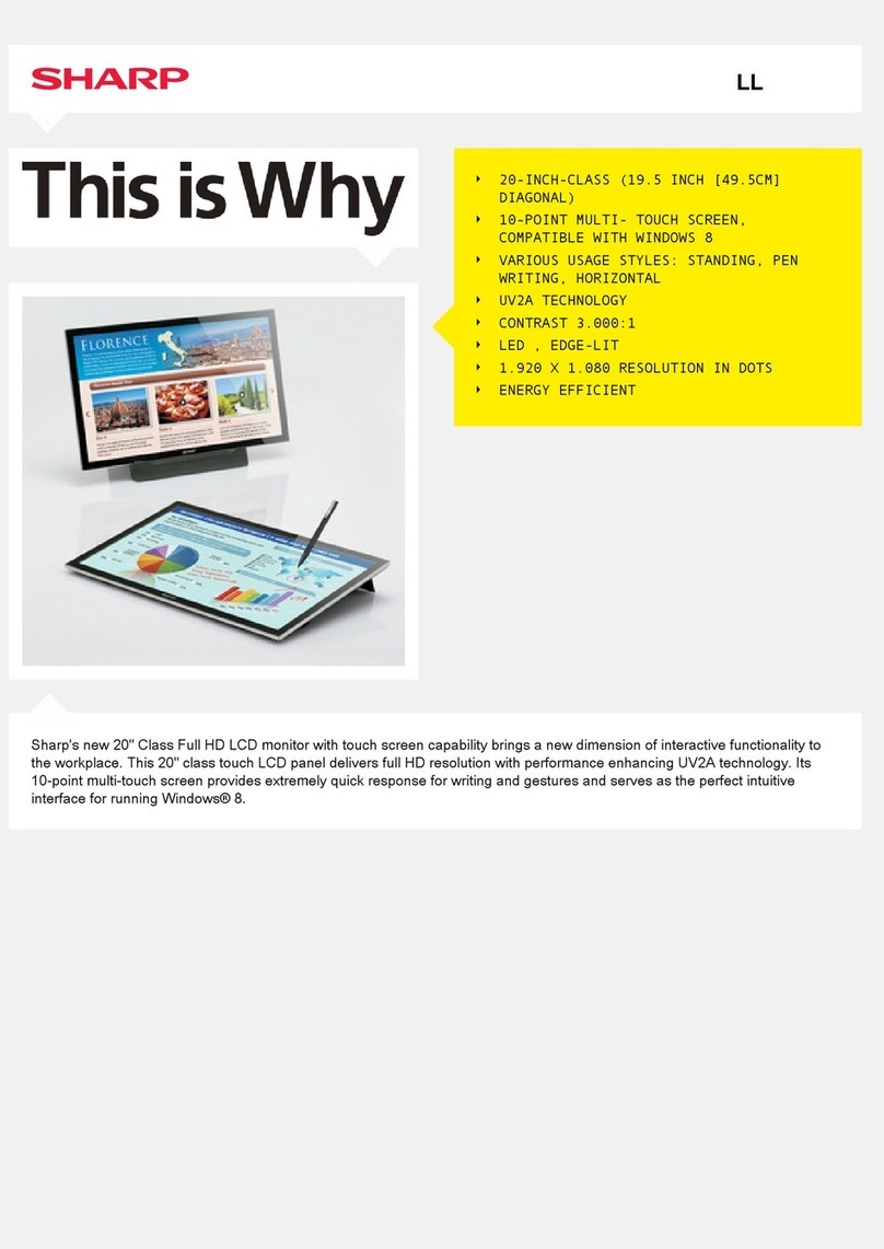 Sharp LL-S201A Manuel utilisateur