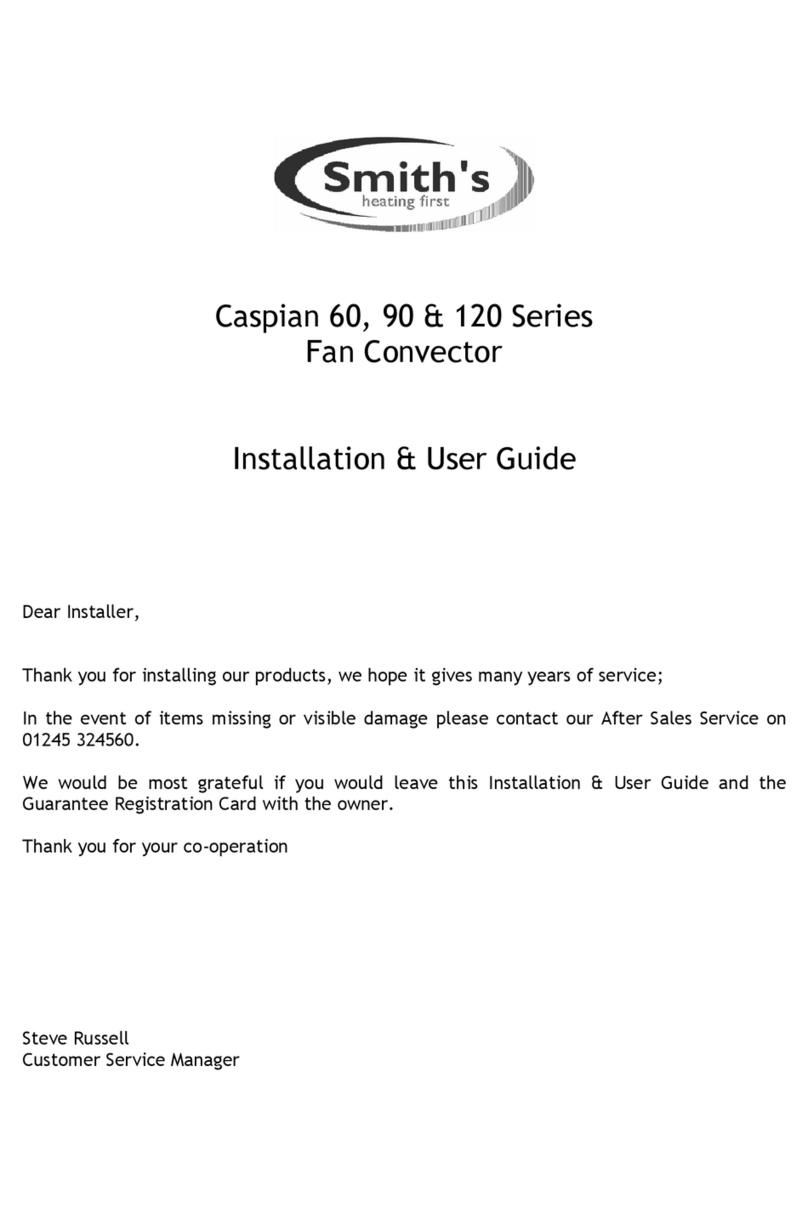 Smith's Heating First Caspian 60 Manuel d'utilisation